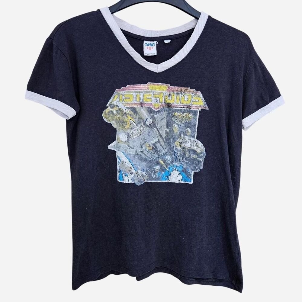 vintage indie skater asteroids graphic tee